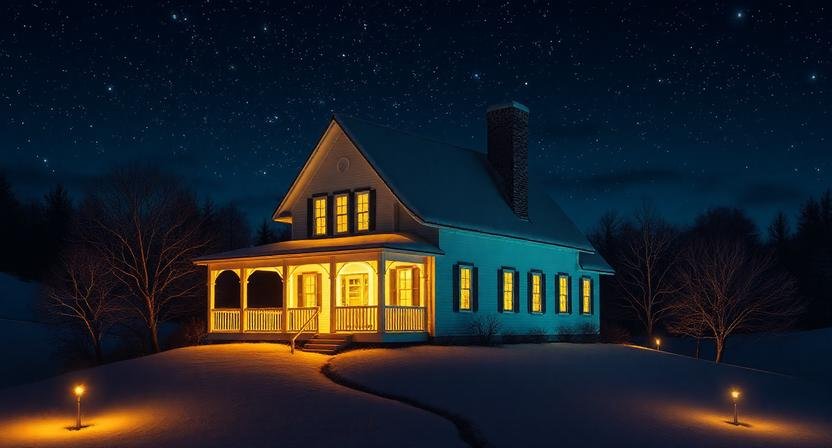 البيت المضيء في المنام