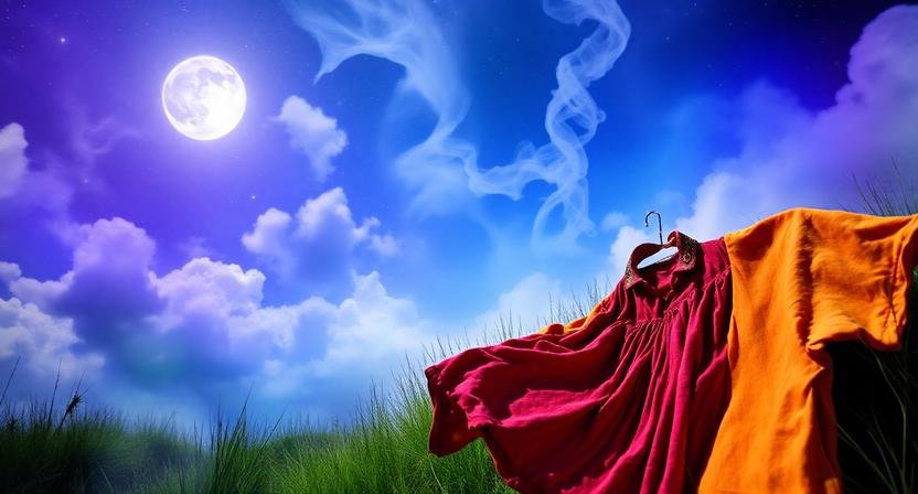 الملابس القديمة في المنام