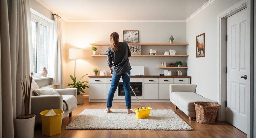 تنظيف البيت في المنام