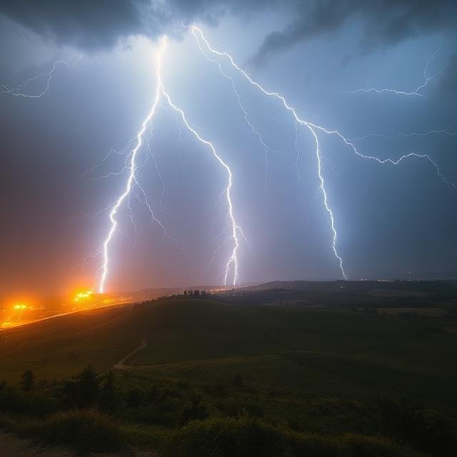 البرق في المنام