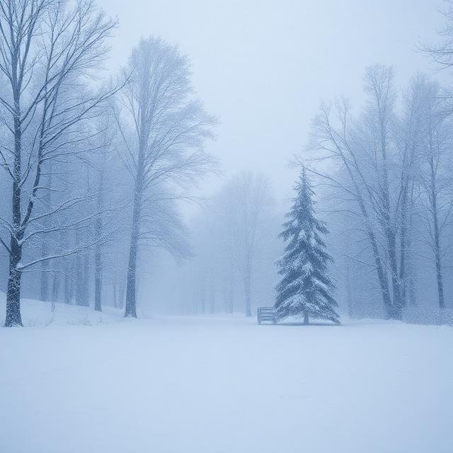 الثلج يتساقط في المنام