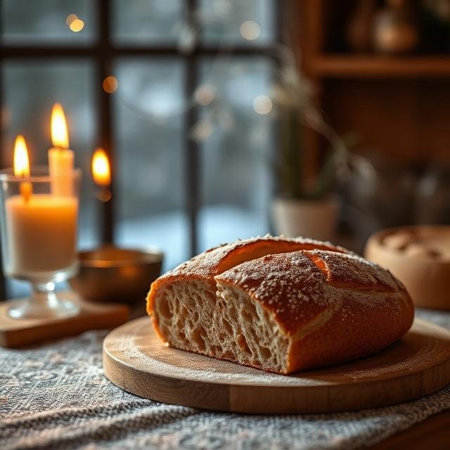 الخبز الساخن في المنام