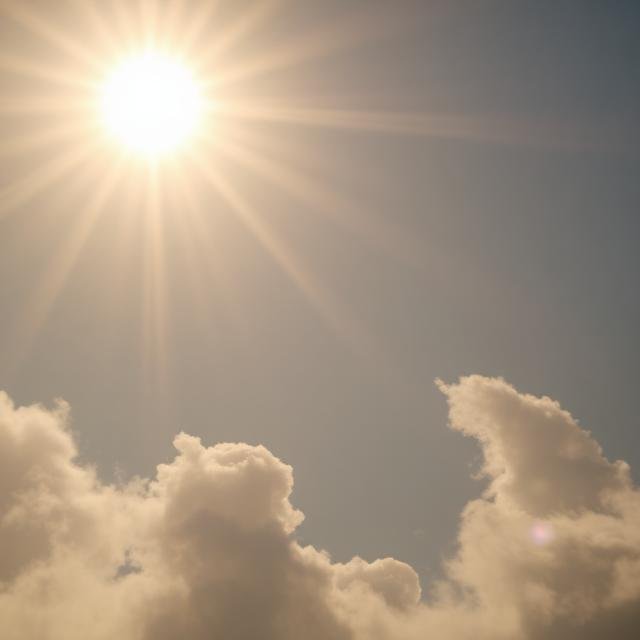 الشمس الساطعة في المنام