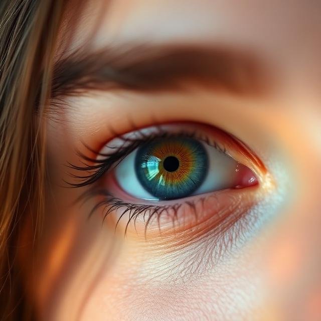 العيون الملونة في المنام