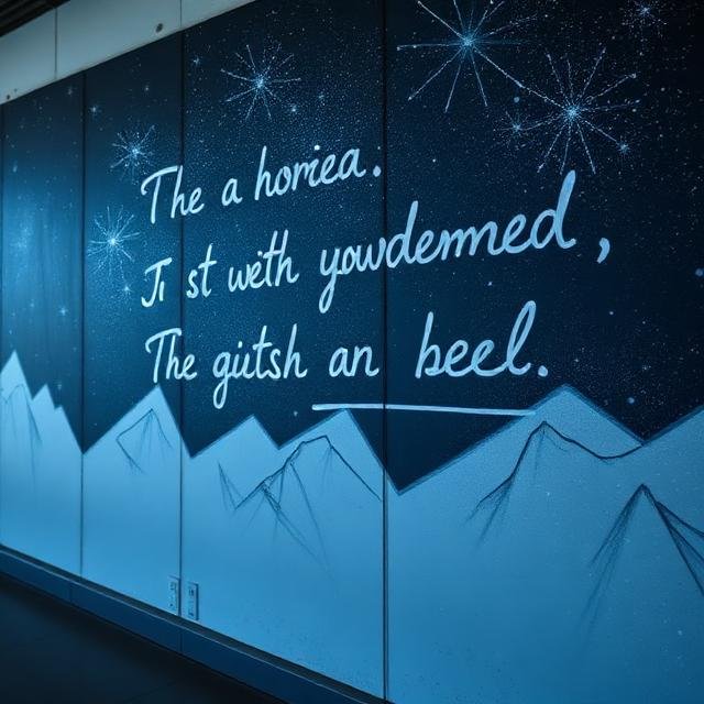 الكتابة على الجدار في المنام