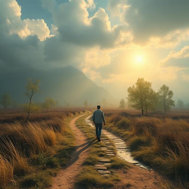 المشي في طريق مجهول في المنام