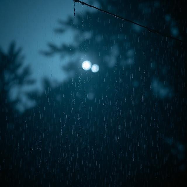 المطر الخفيف في المنام