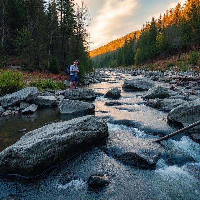 النهر يجري في المنام