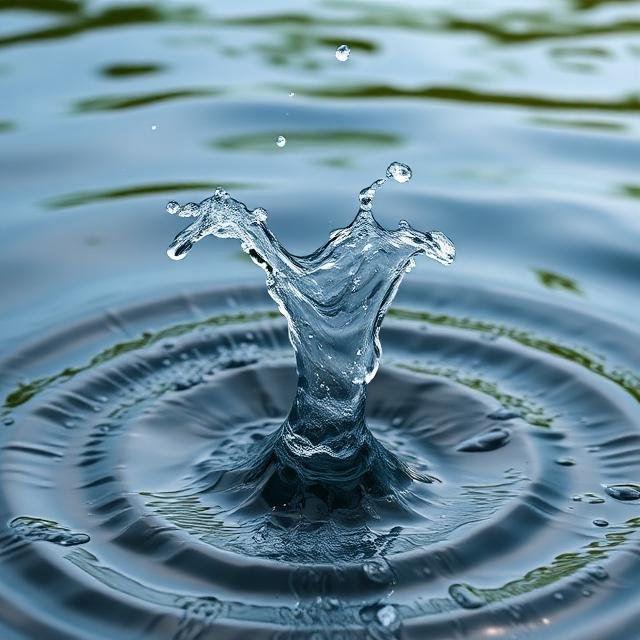 انسكاب الماء في المنام