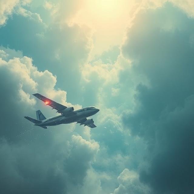 سقوط الطائرة في المنام