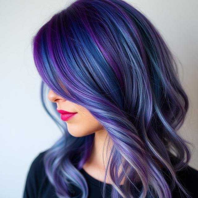 صبغ الشعر في المنام