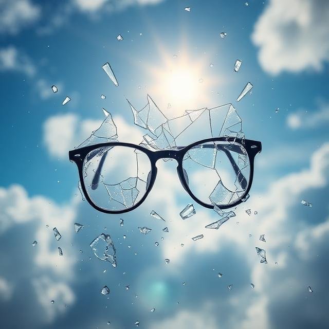 كسر النظارة في المنام