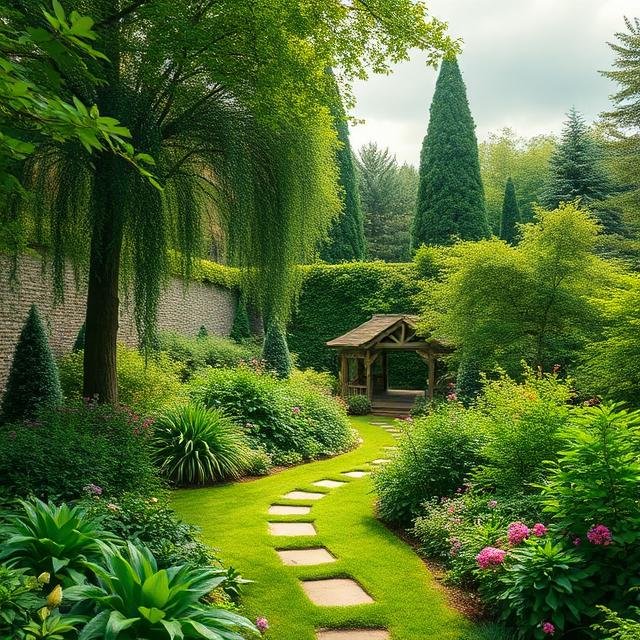 الحديقة الخضراء في المنام