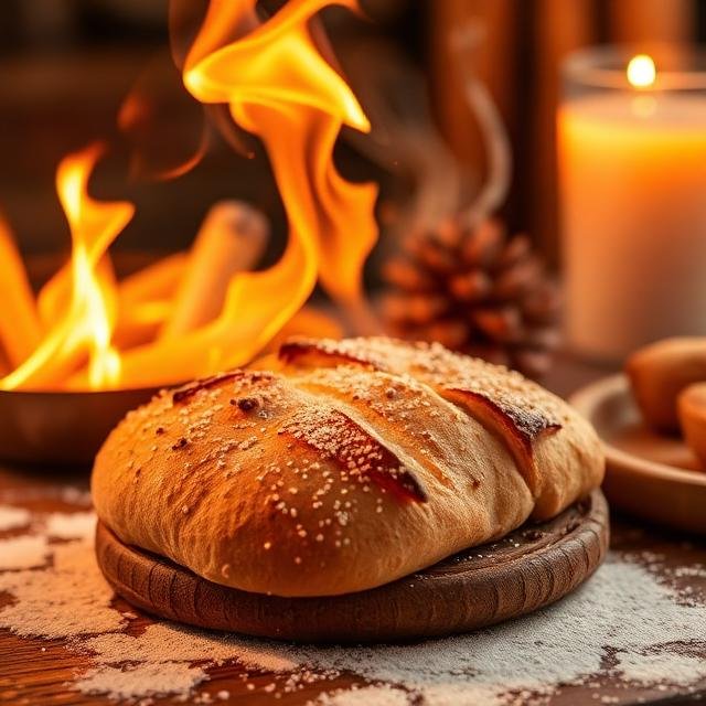 الخبز الساخن في المنام