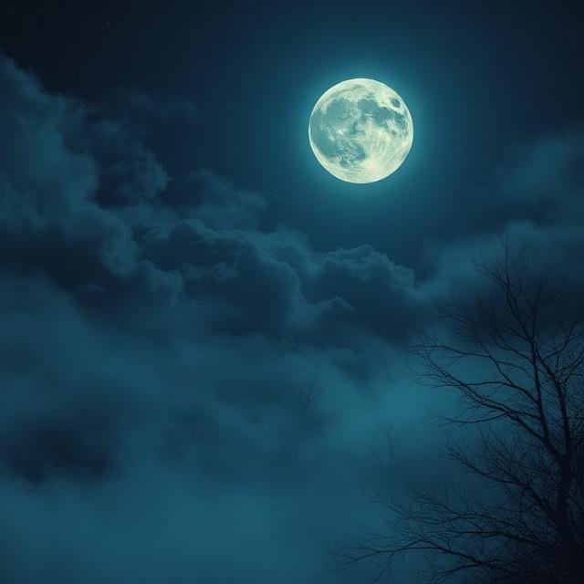 القمر الكامل في المنام