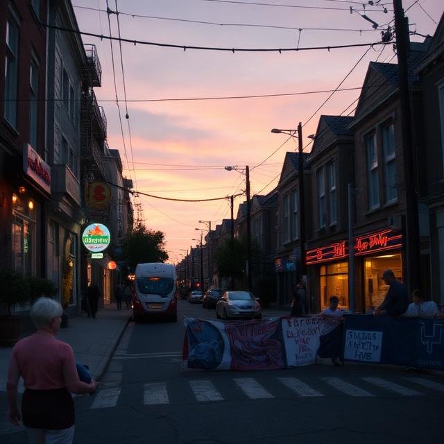 النوم في الشارع في المنام