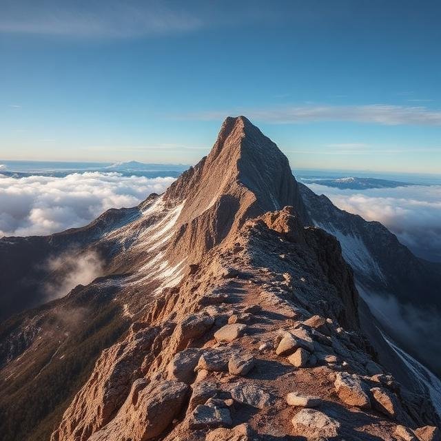 تسلق الجبل في المنام