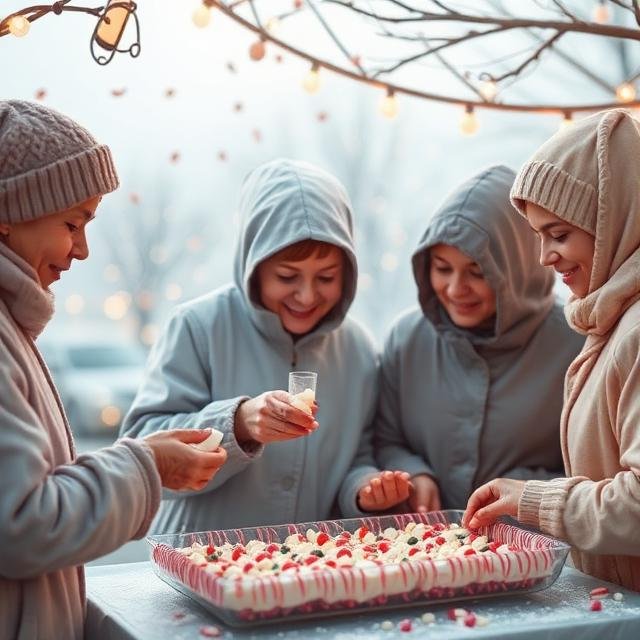 توزيع الحلويات في المنام