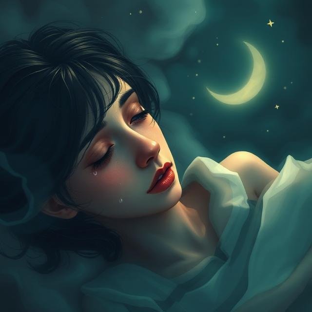 البكاء بدون صوت في المنام